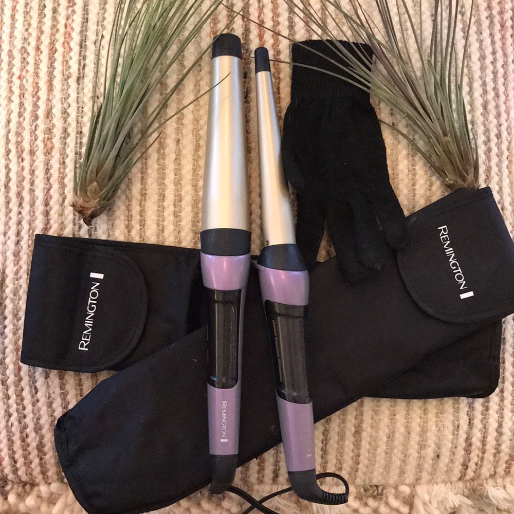 Remington curling wand bundle